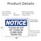 Signmission Please Do Not Sit Stand Or Climb Here Thank You, 18 in W x Rectangle, Plastic OS-2PACK-NS-P-1218-L-17419 - alternate 8